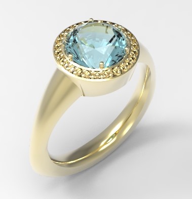 2644 Aqua. Safir gelb